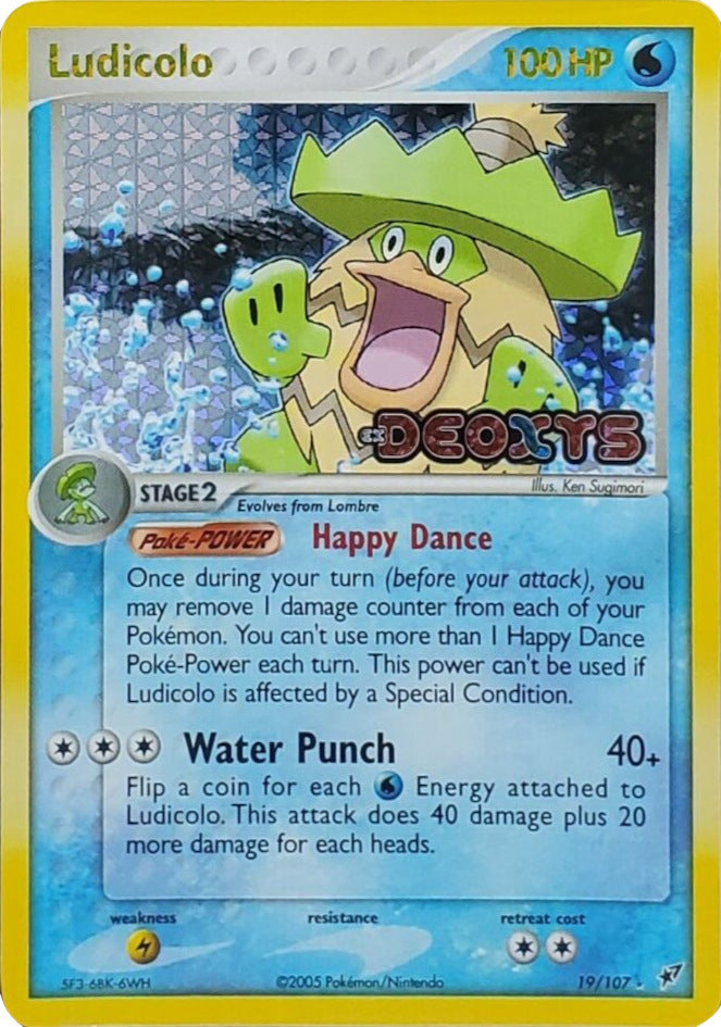 Ludicolo (19/107) (Stamped) [EX: Deoxys] | Odin's Place