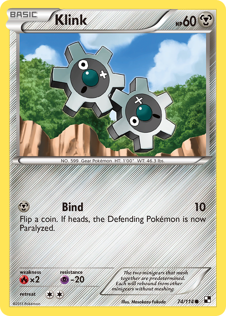 Klink (74/114) [Black & White: Base Set] | Odin's Place