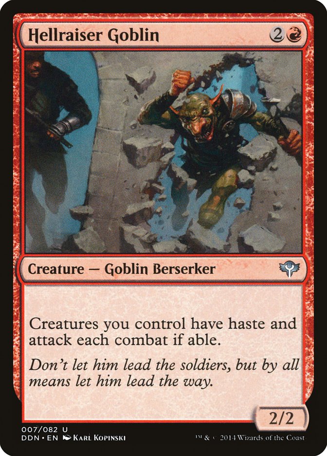 Hellraiser Goblin (7) [Duel Decks: Speed vs. Cunning] | Odin's Place