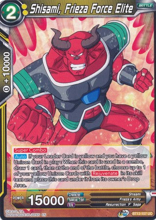 Shisami, Frieza Force Elite (BT12-107) [Vicious Rejuvenation] | Odin's Place