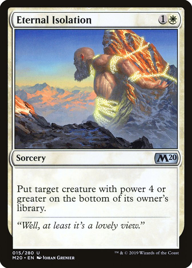 Eternal Isolation [Core Set 2020] | Odin's Place