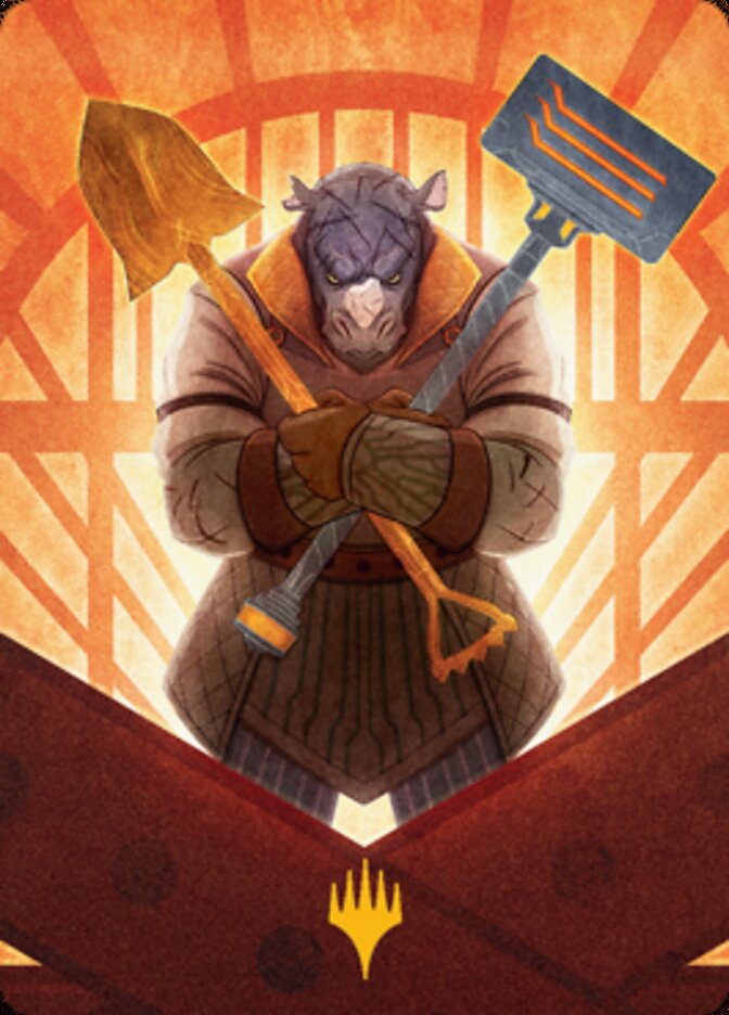 Mr. Orfeo, the Boulder Art Card (Gold-Stamped Signature) [Streets of New Capenna Art Series] | Odin's Place