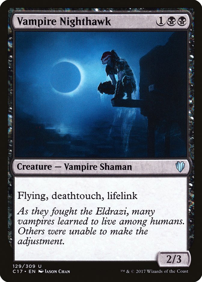 Vampire Nighthawk (129) [Commander 2017] | Odin's Place