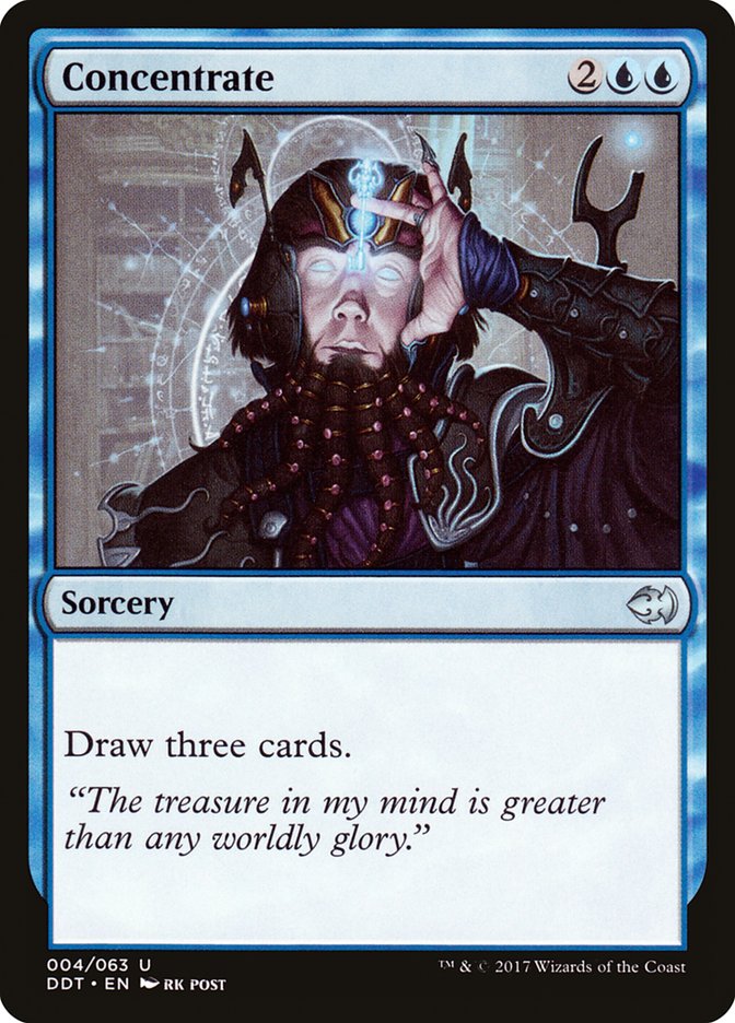 Concentrate (4) [Duel Decks: Merfolk vs. Goblins] | Odin's Place