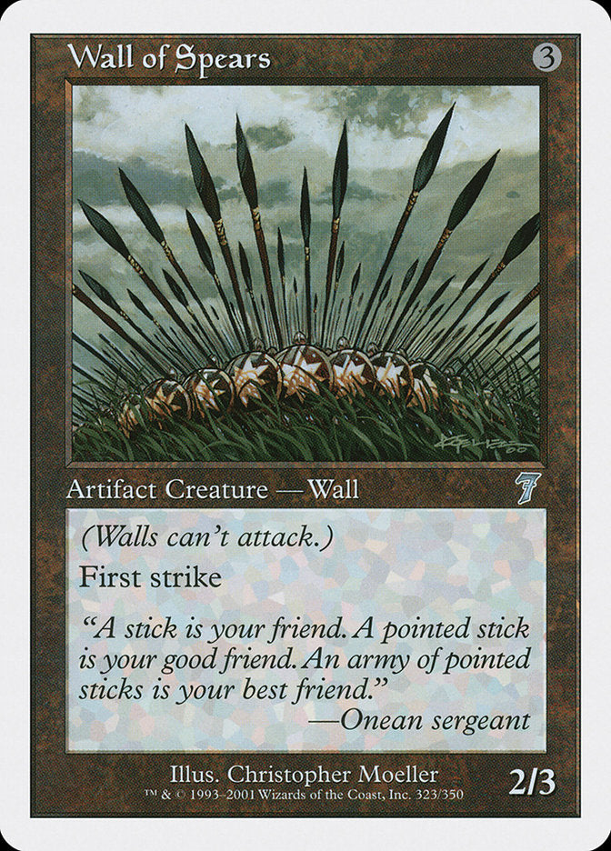 Wall of Spears (323) [Seventh Edition] | Odin's Place