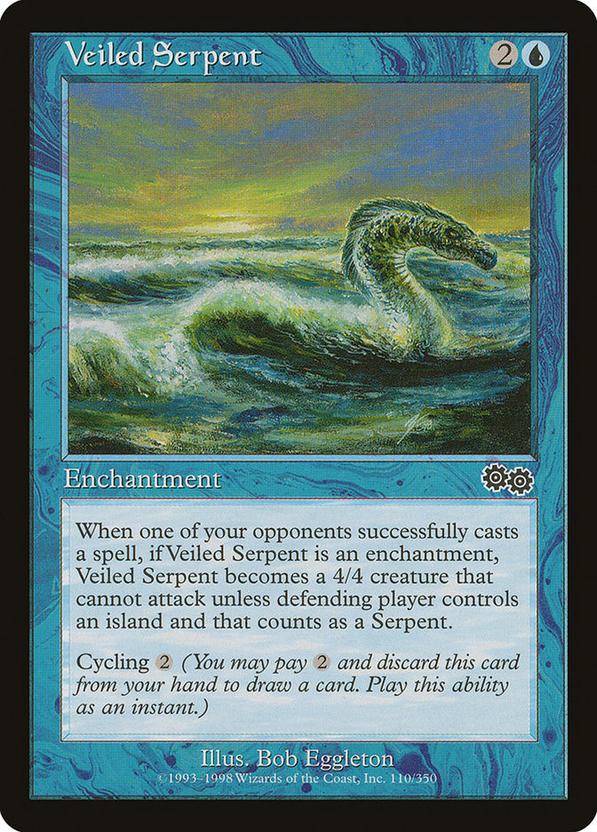 Veiled Serpent (110) [Urza's Saga] | Odin's Place