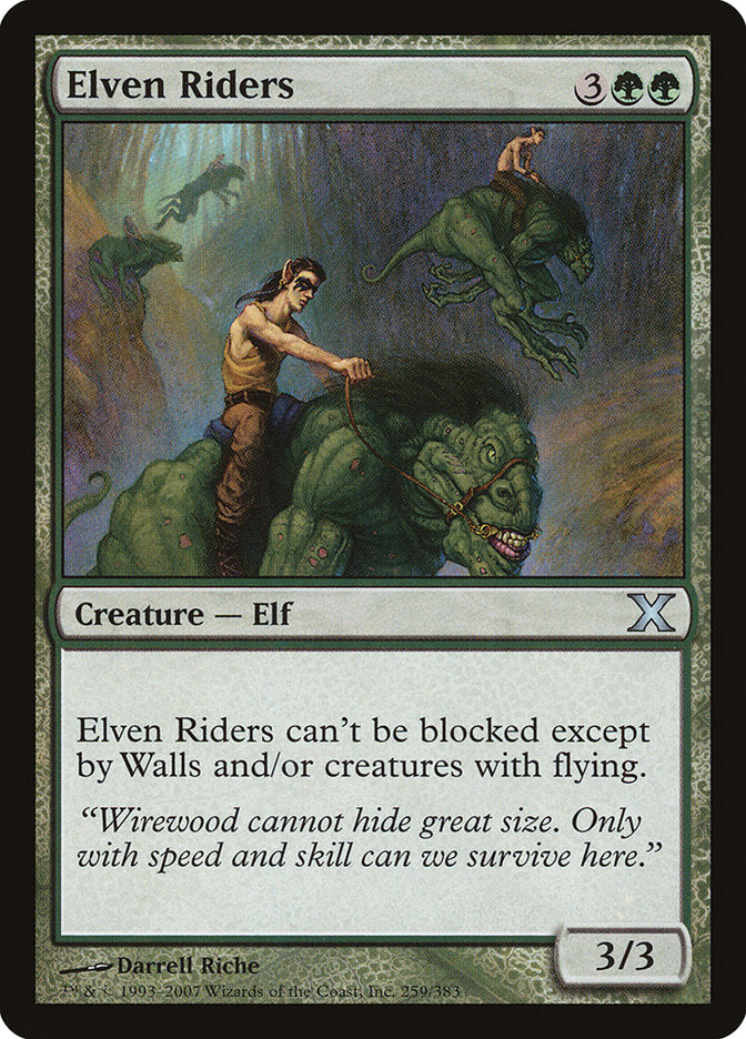 Elven Riders (259) [Tenth Edition] | Odin's Place