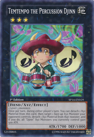 Temtempo the Percussion Djinn [SP14-EN029] Starfoil Rare | Odin's Place