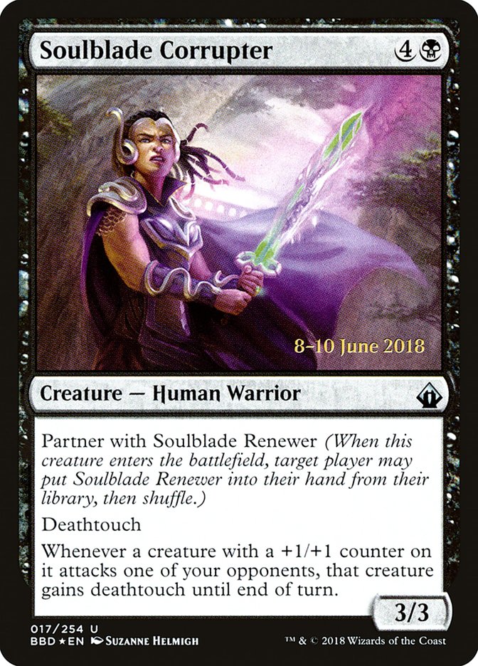 Soulblade Corrupter (17) [Battlebond Prerelease Promos] | Odin's Place