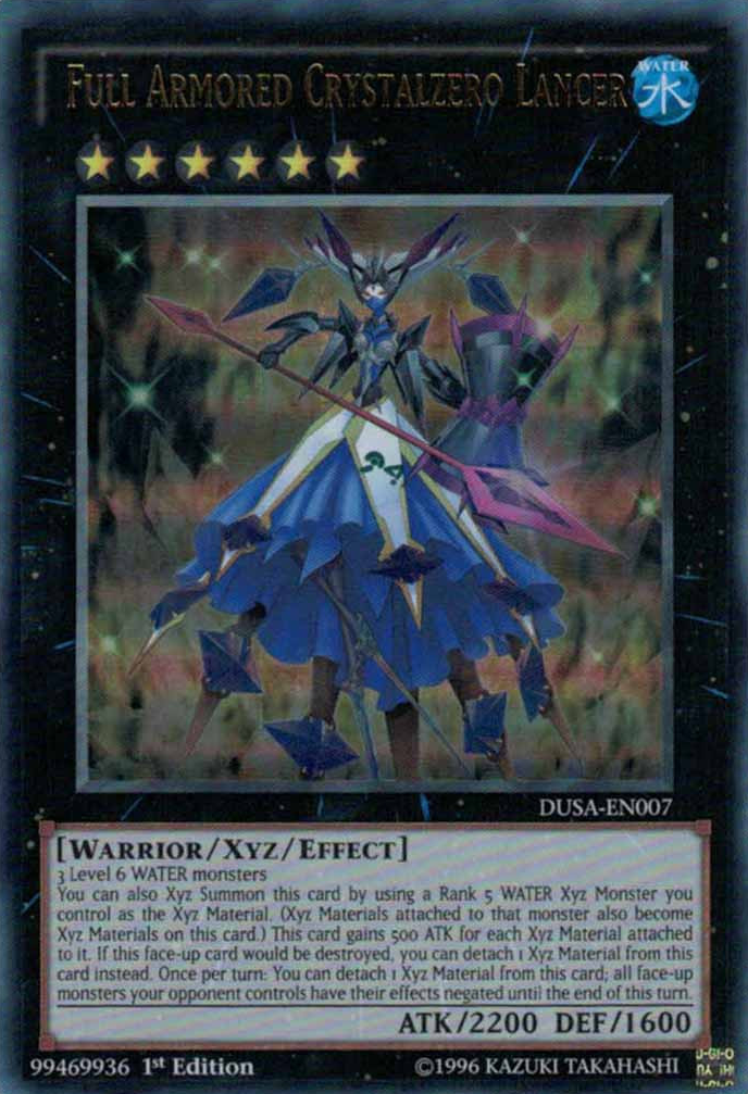 Full Armored Crystalzero Lancer [DUSA-EN007] Ultra Rare | Odin's Place