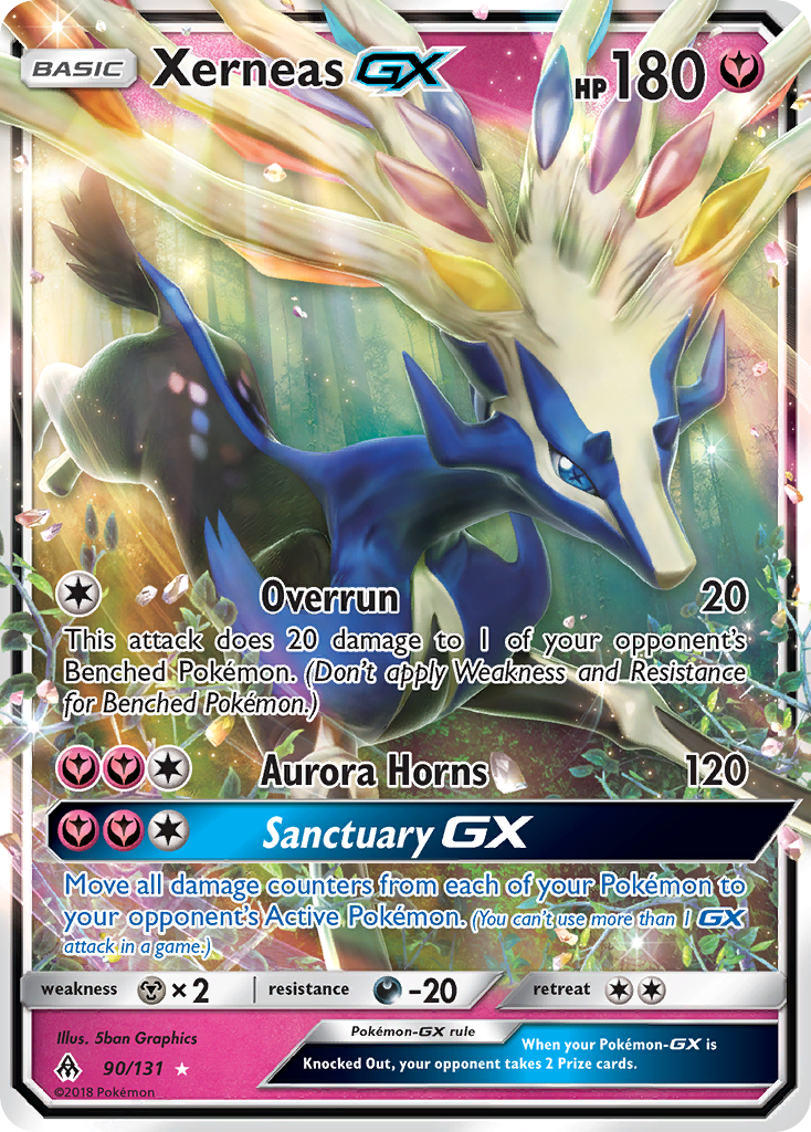 Xerneas GX (90/131) [Sun & Moon: Forbidden Light] | Odin's Place