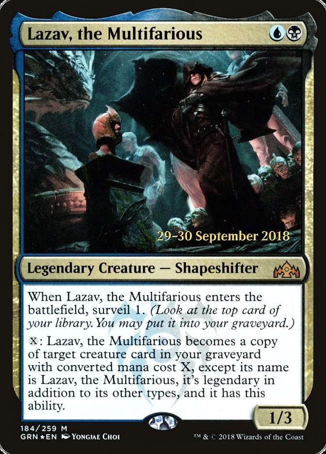 Lazav, the Multifarious (184) [Guilds of Ravnica Prerelease Promos] | Odin's Place