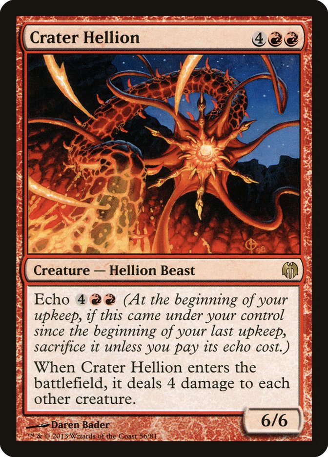 Crater Hellion (56) [Duel Decks: Heroes vs. Monsters] | Odin's Place