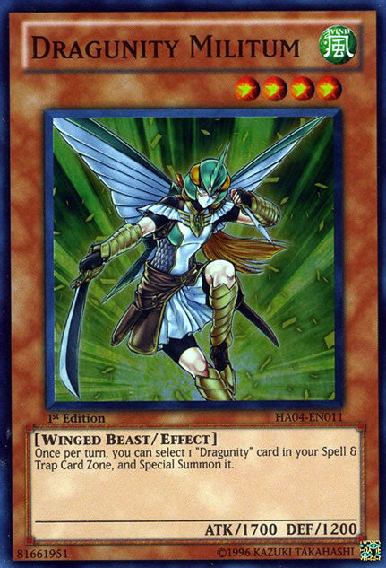 Dragunity Militum [HA04-EN011] Super Rare | Odin's Place