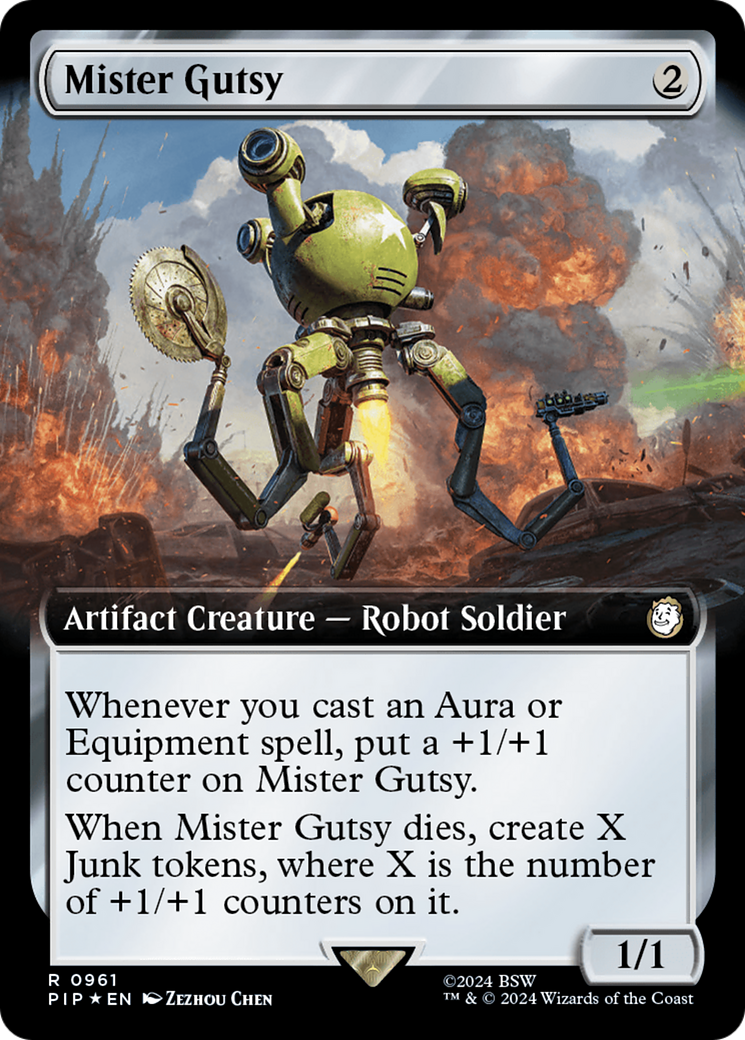 Mister Gutsy (Extended Art) (Surge Foil) [Fallout] | Odin's Place