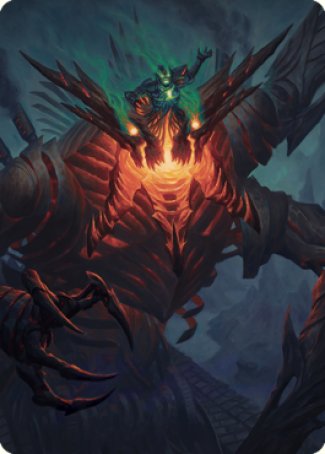 Mishra, Lost to Phyrexia Art Card [The Brothers' War Art Series] | Odin's Place