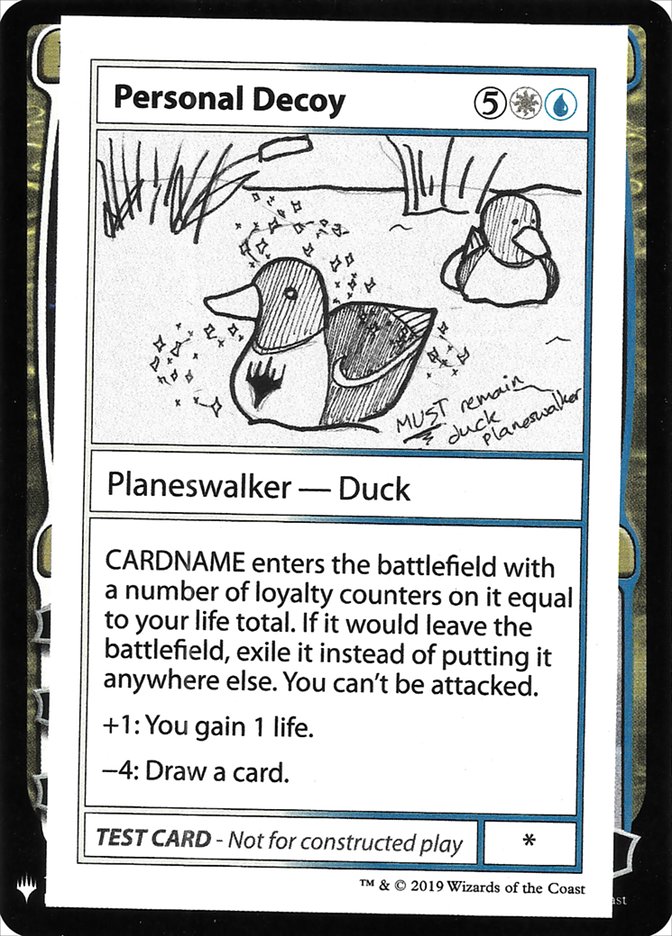 Personal Decoy [Mystery Booster Playtest Cards] | Odin's Place