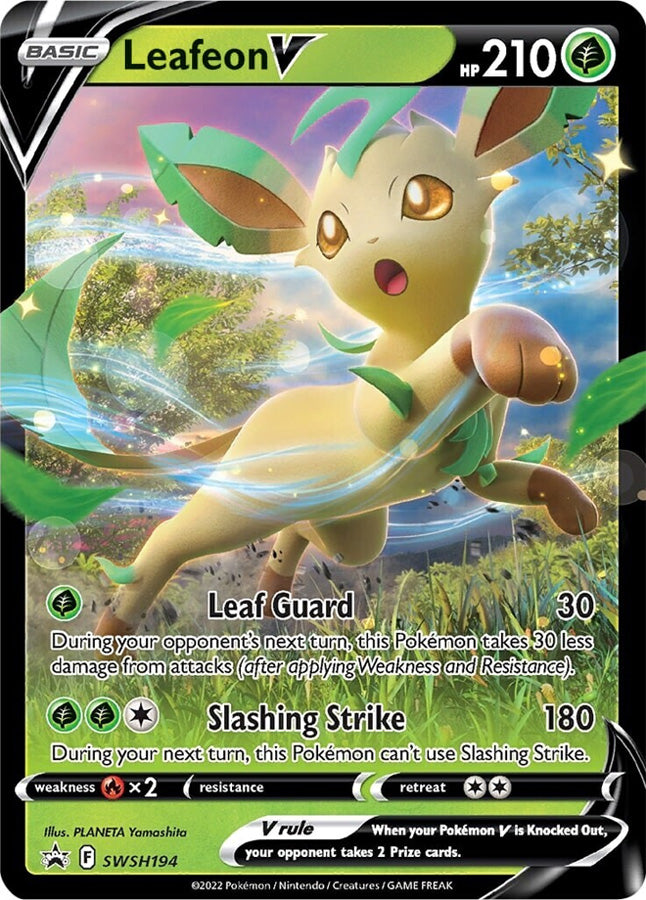 Leafeon V (SWSH194) [Sword & Shield: Black Star Promos] | Odin's Place