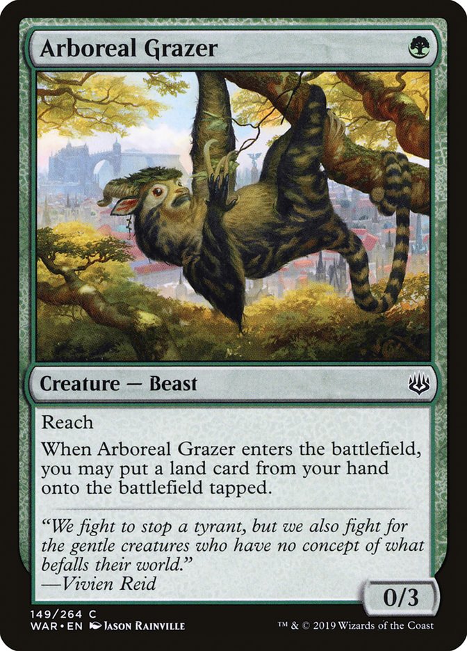 Arboreal Grazer (149) [War of the Spark] | Odin's Place