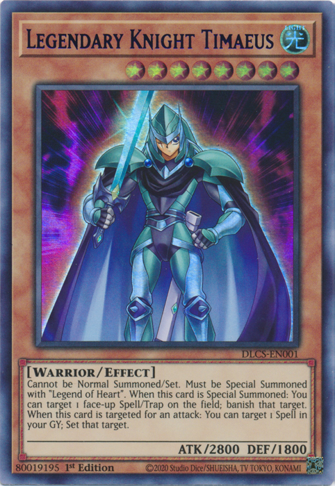 Legendary Knight Timaeus (Purple) [DLCS-EN001] Ultra Rare | Odin's Place