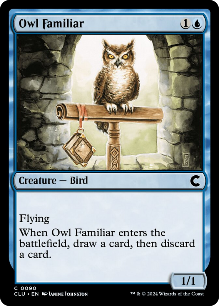 Owl Familiar [Ravnica: Clue Edition] | Odin's Place