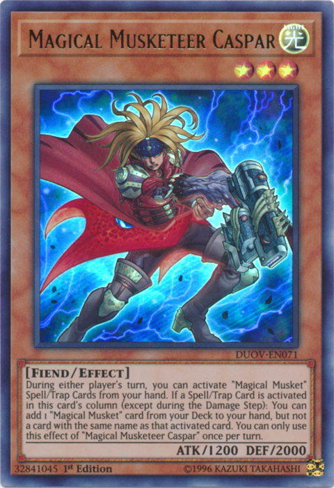 Magical Musketeer Caspar [DUOV-EN071] Ultra Rare | Odin's Place