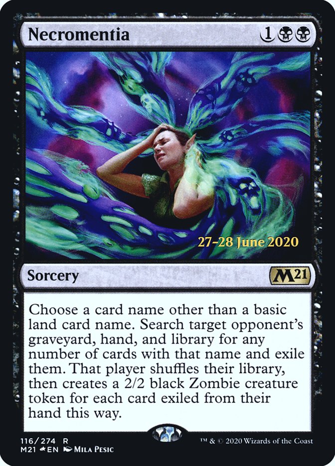 Necromentia [Core Set 2021 Prerelease Promos] | Odin's Place