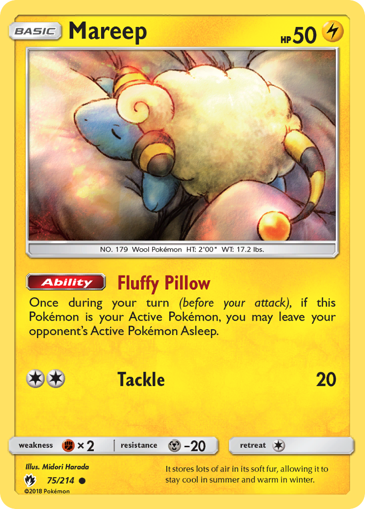 Mareep (75/214) [Sun & Moon: Lost Thunder] | Odin's Place