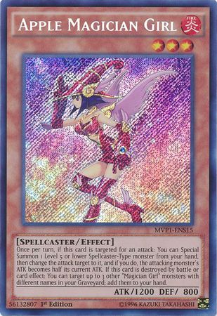 Apple Magician Girl [MVP1-ENS15] Secret Rare | Odin's Place