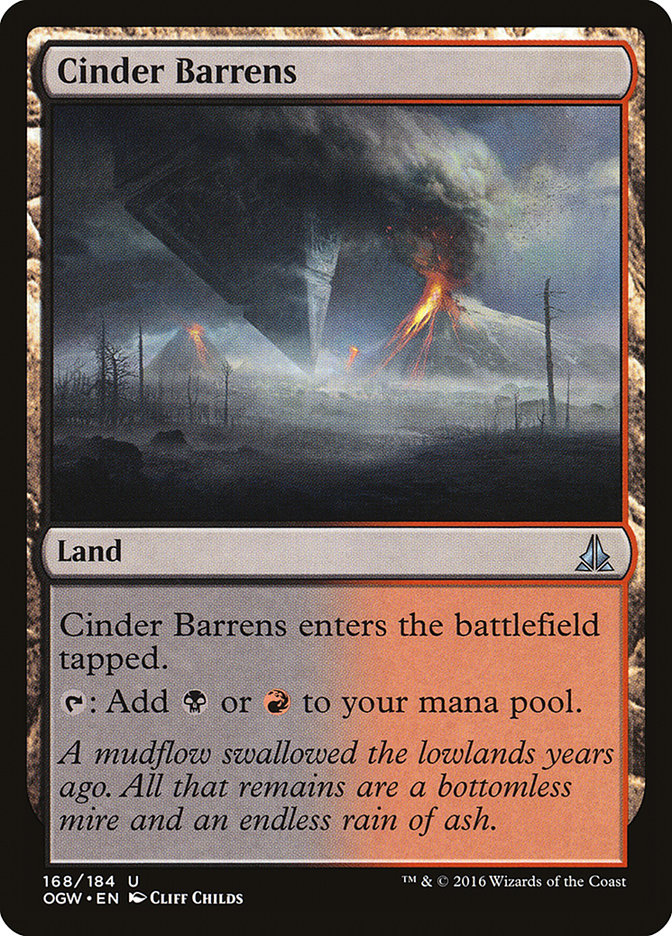 Cinder Barrens (168) [Oath of the Gatewatch] | Odin's Place