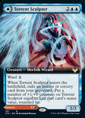 Torrent Sculptor // Flamethrower Sonata (Extended Art) [Strixhaven: School of Mages] | Odin's Place