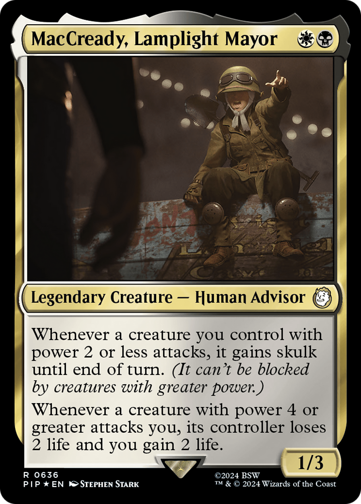 MacCready, Lamplight Mayor (Surge Foil) [Fallout] | Odin's Place