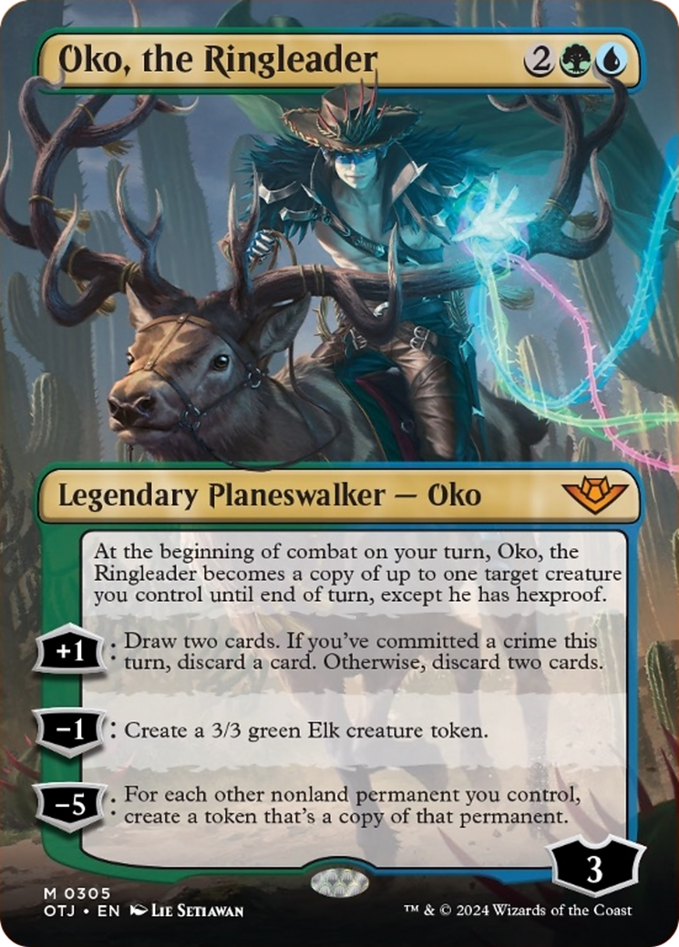 Oko, the Ringleader (Borderless) [Outlaws of Thunder Junction] | Odin's Place