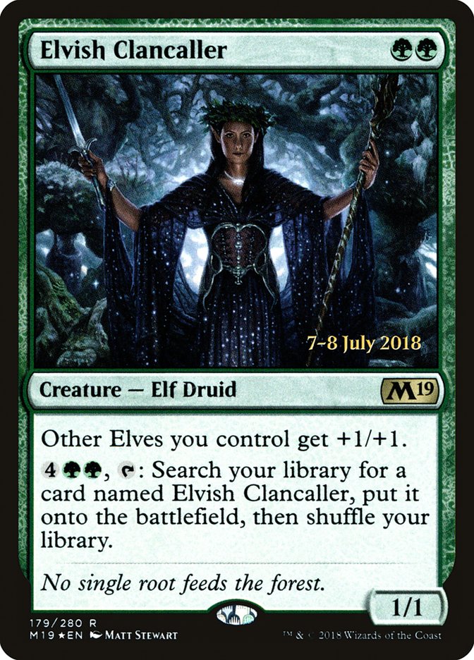 Elvish Clancaller (179) [Core Set 2019 Prerelease Promos] | Odin's Place