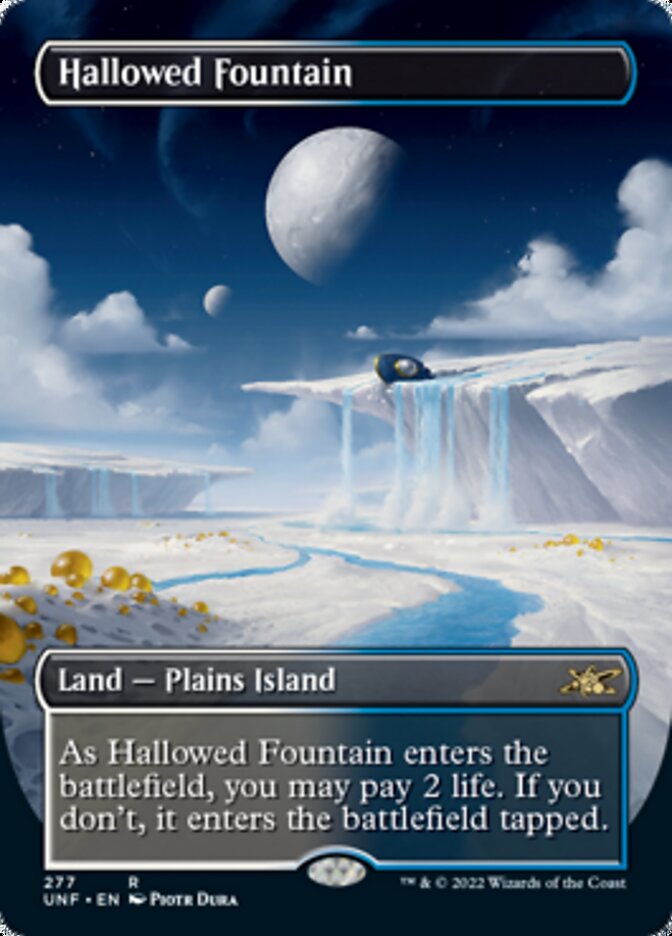 Hallowed Fountain (Borderless) [Unfinity] | Odin's Place