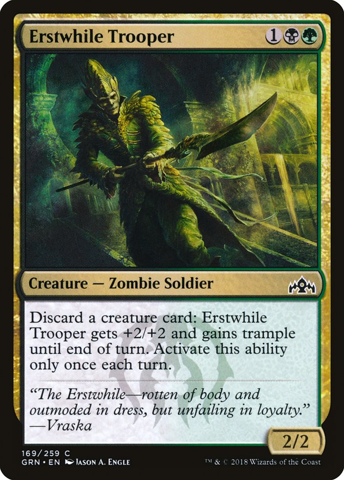 Erstwhile Trooper (169) [Guilds of Ravnica] | Odin's Place