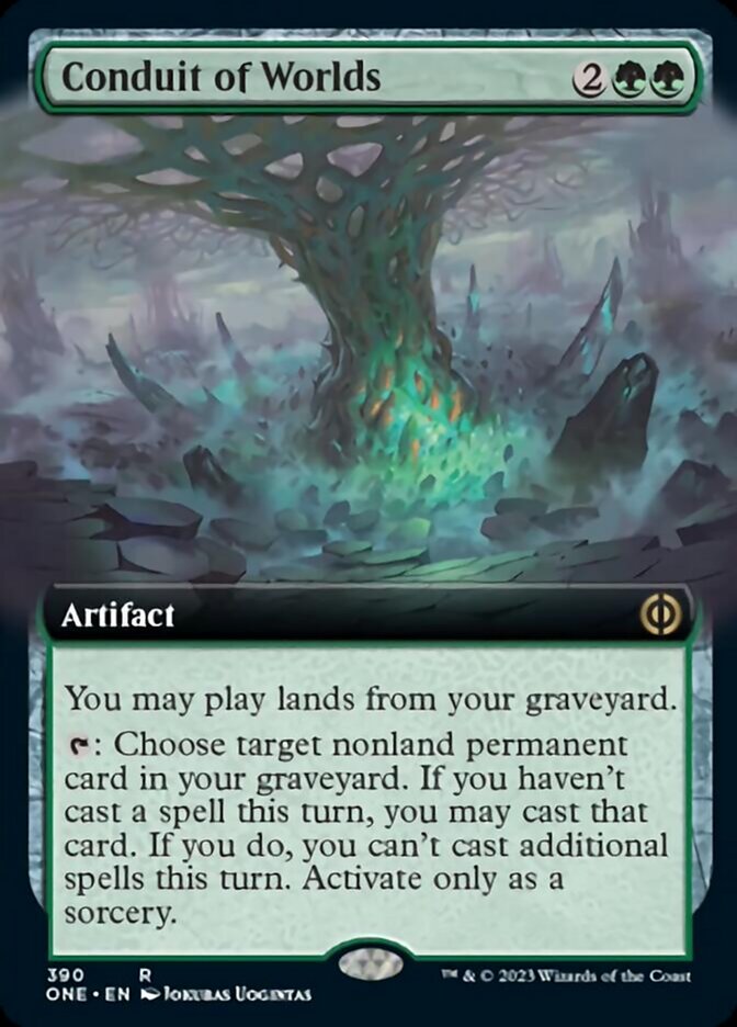 Conduit of Worlds (Extended Art) [Phyrexia: All Will Be One] | Odin's Place