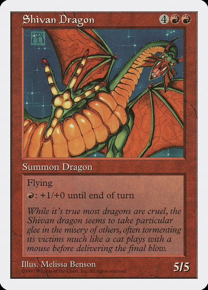 Shivan Dragon (267) [Fifth Edition] | Odin's Place