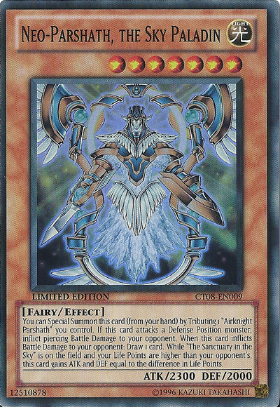 Neo-Parshath, The Sky Paladin [CT08-EN009] Super Rare | Odin's Place