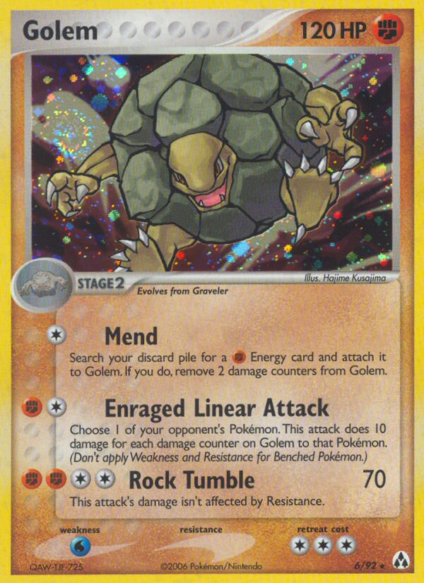 Golem (6/92) [EX: Legend Maker] | Odin's Place