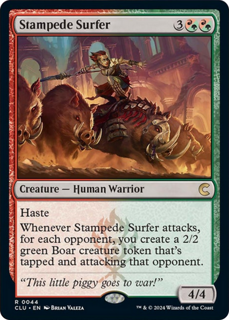 Stampede Surfer [Ravnica: Clue Edition] | Odin's Place