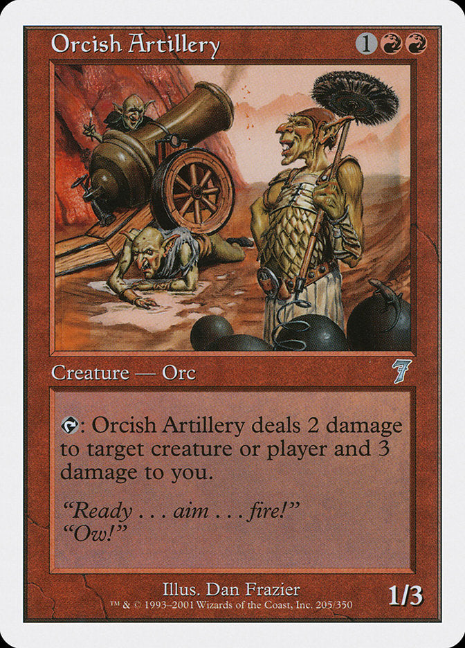 Orcish Artillery (205) [Seventh Edition] | Odin's Place
