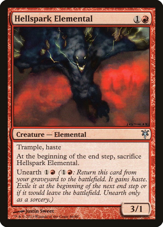 Hellspark Elemental (46) [Duel Decks: Sorin vs. Tibalt] | Odin's Place