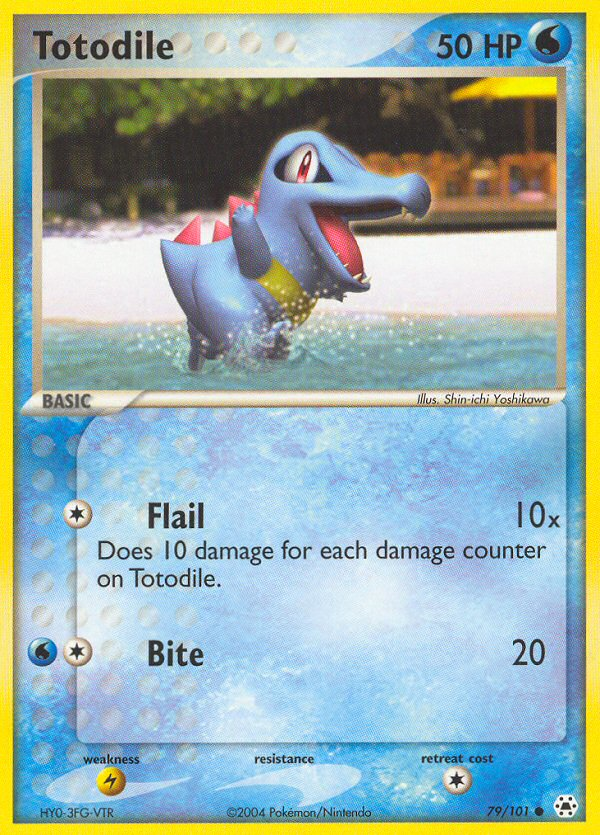 Totodile (79/101) [EX: Hidden Legends] | Odin's Place