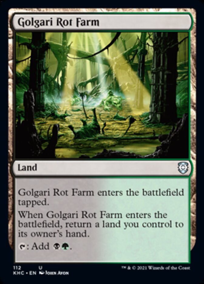 Golgari Rot Farm [Kaldheim Commander] | Odin's Place