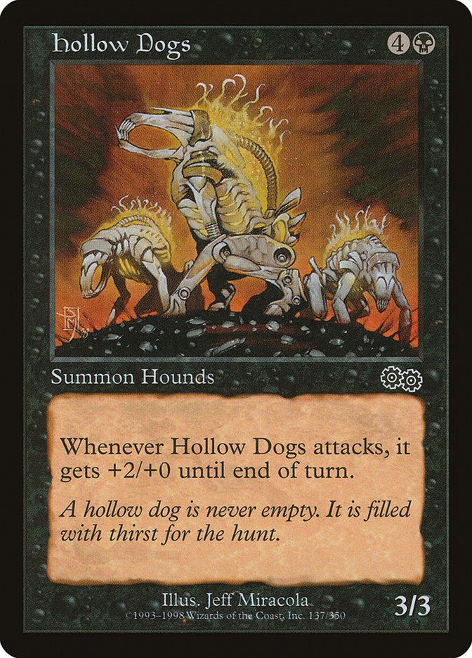 Hollow Dogs (137) [Urza's Saga] | Odin's Place
