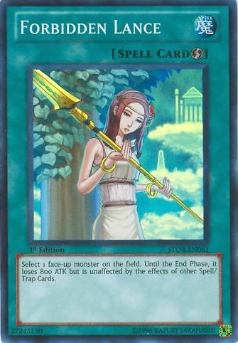 Forbidden Lance [STOR-EN061] Super Rare | Odin's Place