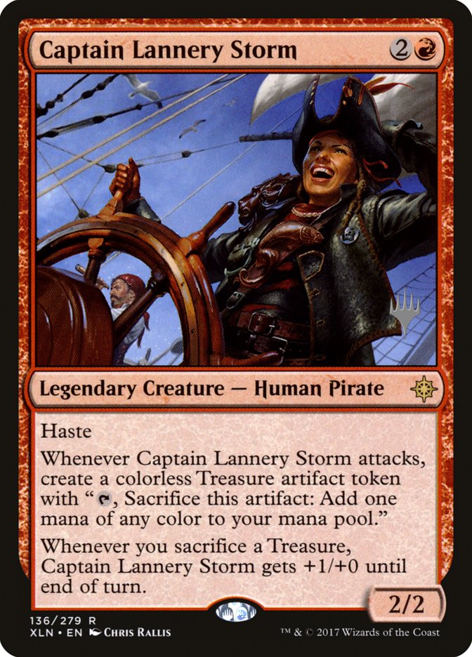 Captain Lannery Storm (Promo Pack) [Ixalan Promos] | Odin's Place
