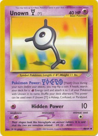 Unown [Y] (40/64) [Neo Revelation Unlimited] | Odin's Place