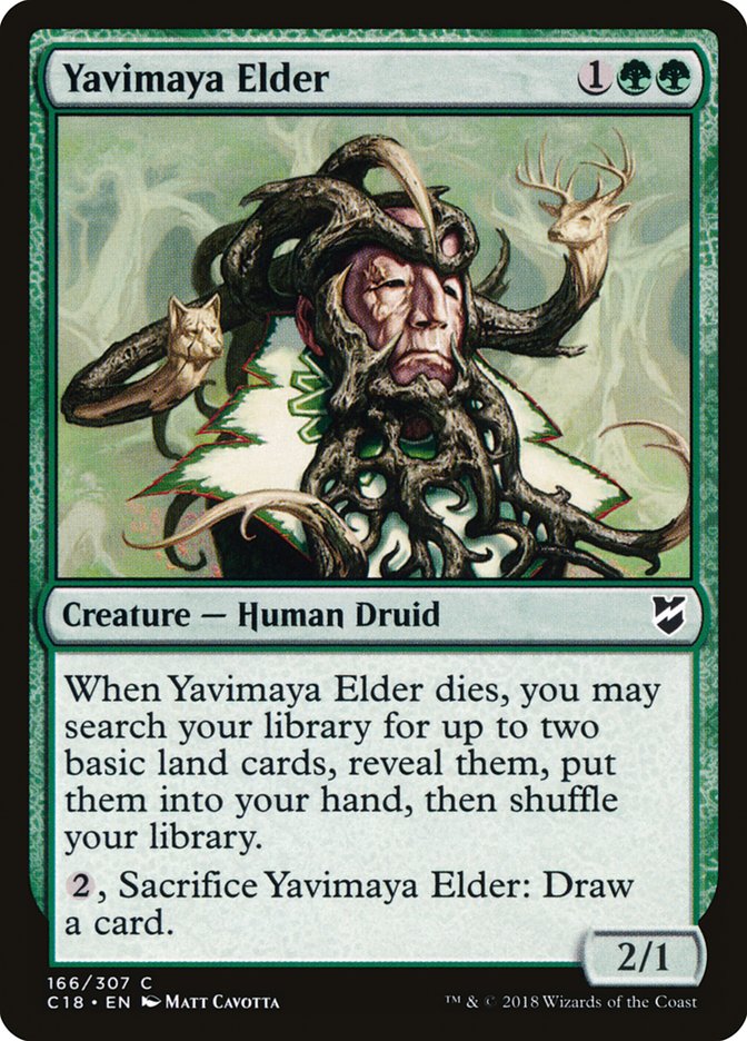 Yavimaya Elder (166) [Commander 2018] | Odin's Place
